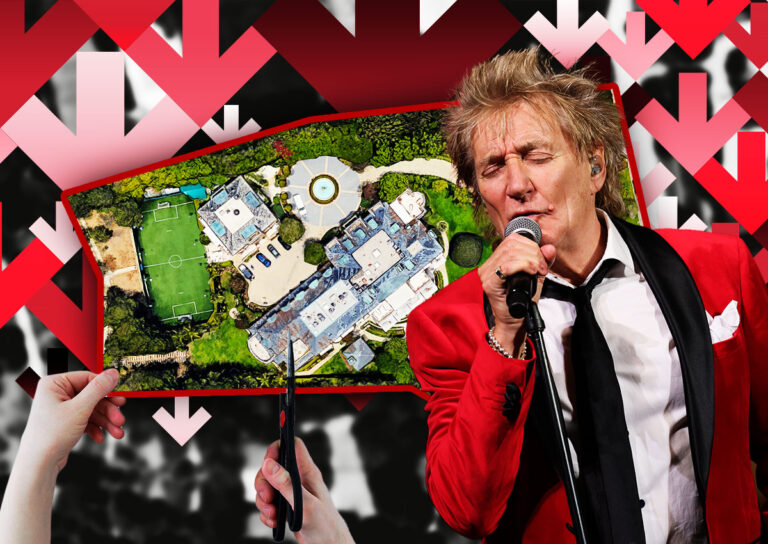 Rod Stewart cuts 6 million off price of 28K sf Beverly Park manor FT Thumbnail